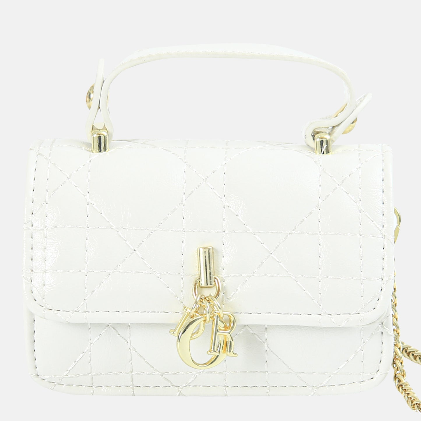 Ivory Classic Handle Bag