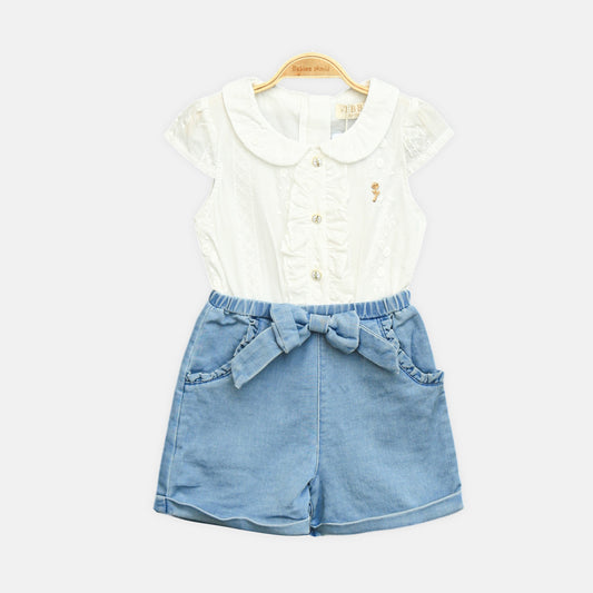 Denim Chic Romper