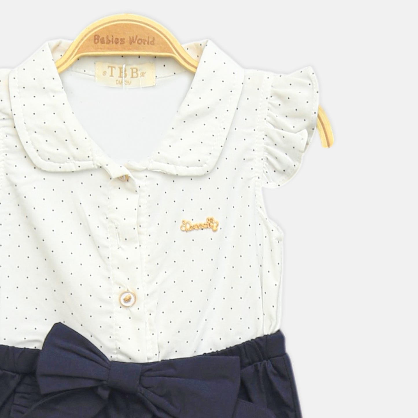 Classic Navy Romper