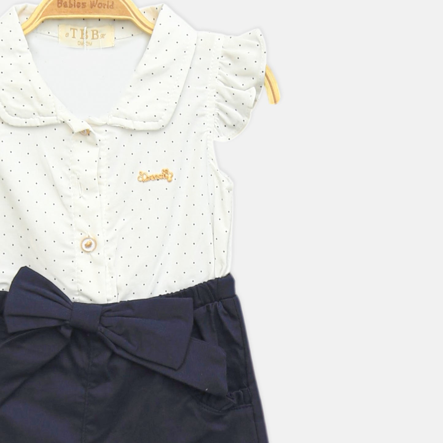 Classic Navy Romper