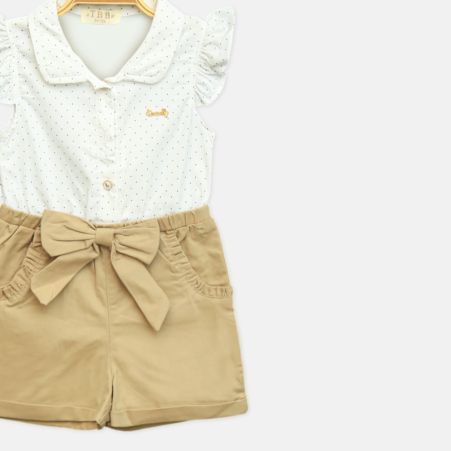 Cocoa Dot Romper