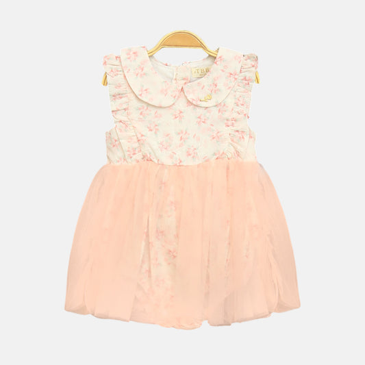 Peach Pixie Romper