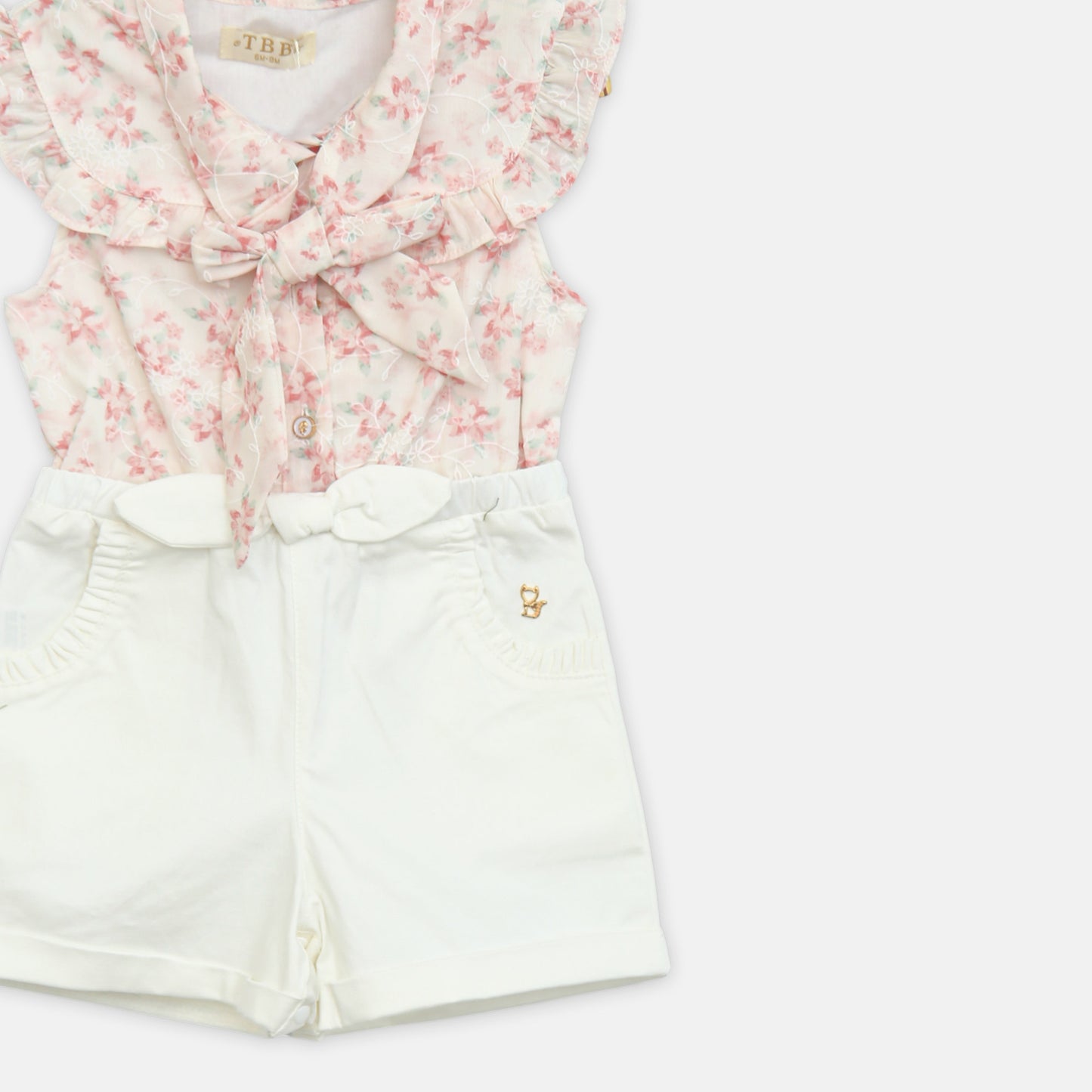 Girl Romper Rose Garden Ensemble
