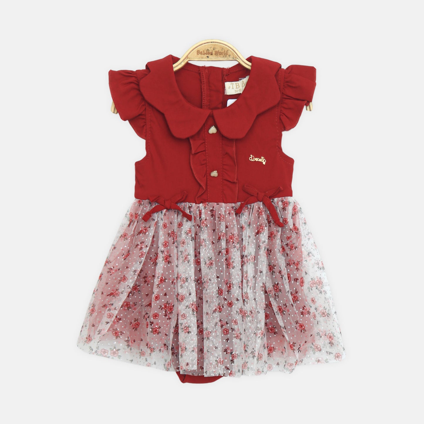 Peach Blossom Tutu Romper