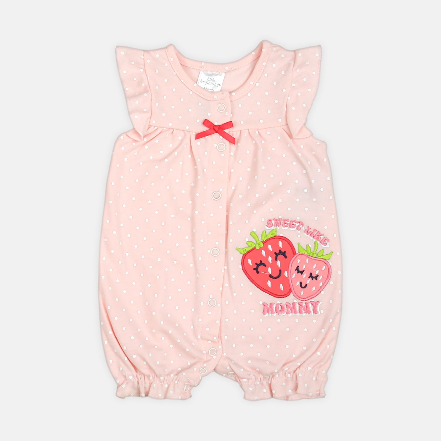 Strawberry 2-Piece Romper Set