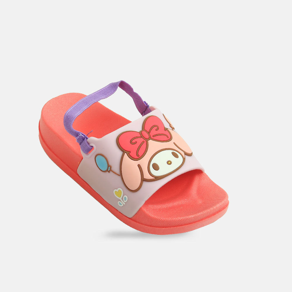 Girl Little Bow Bunny Slides