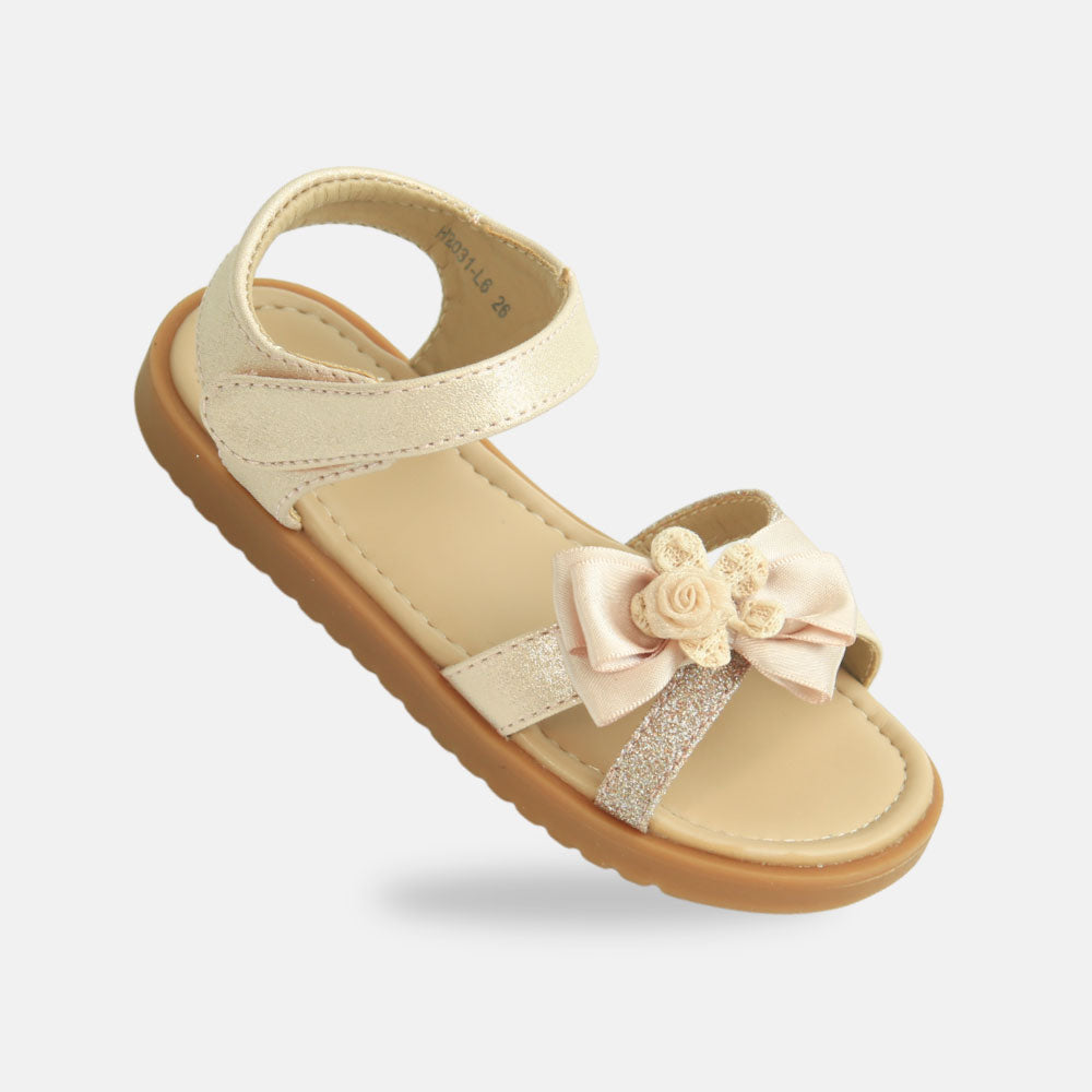 Girls Floral Party Sandals