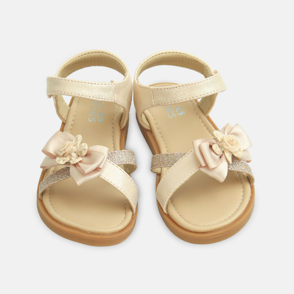Girls Floral Party Sandals