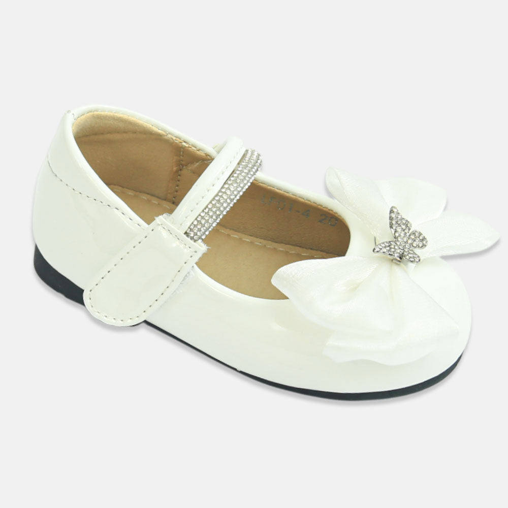 Girl Shoes Dramatic Bow Party