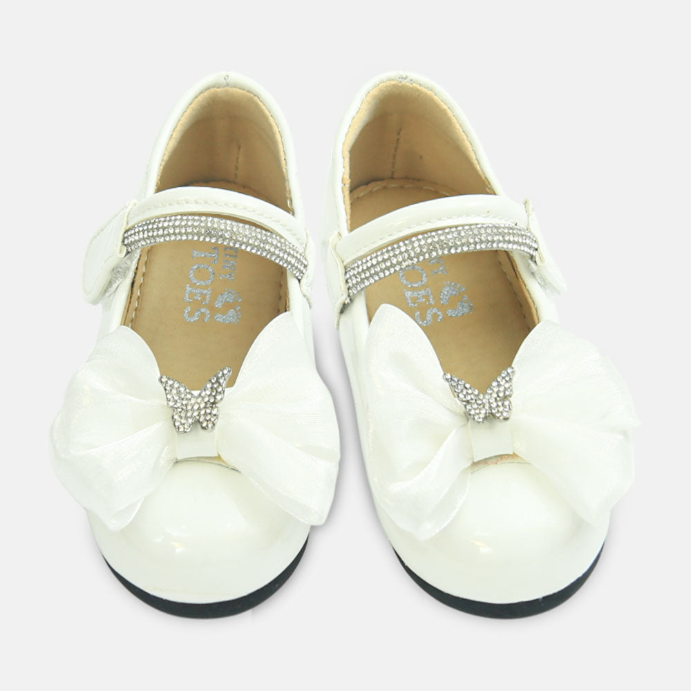 Girl Shoes Dramatic Bow Party