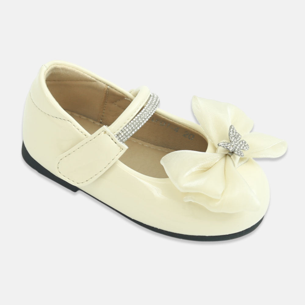 Girl Shoes Dramatic Bow Party