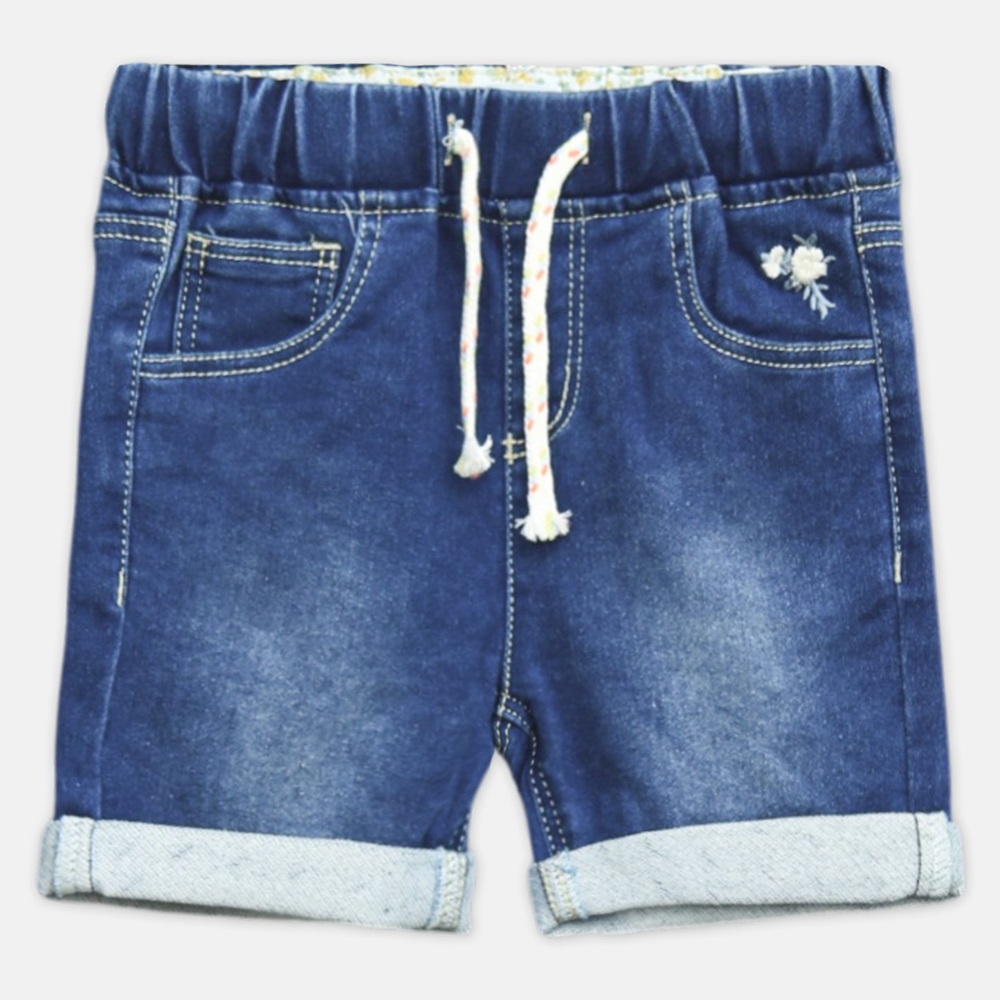 Slate Blue Chino Shorts