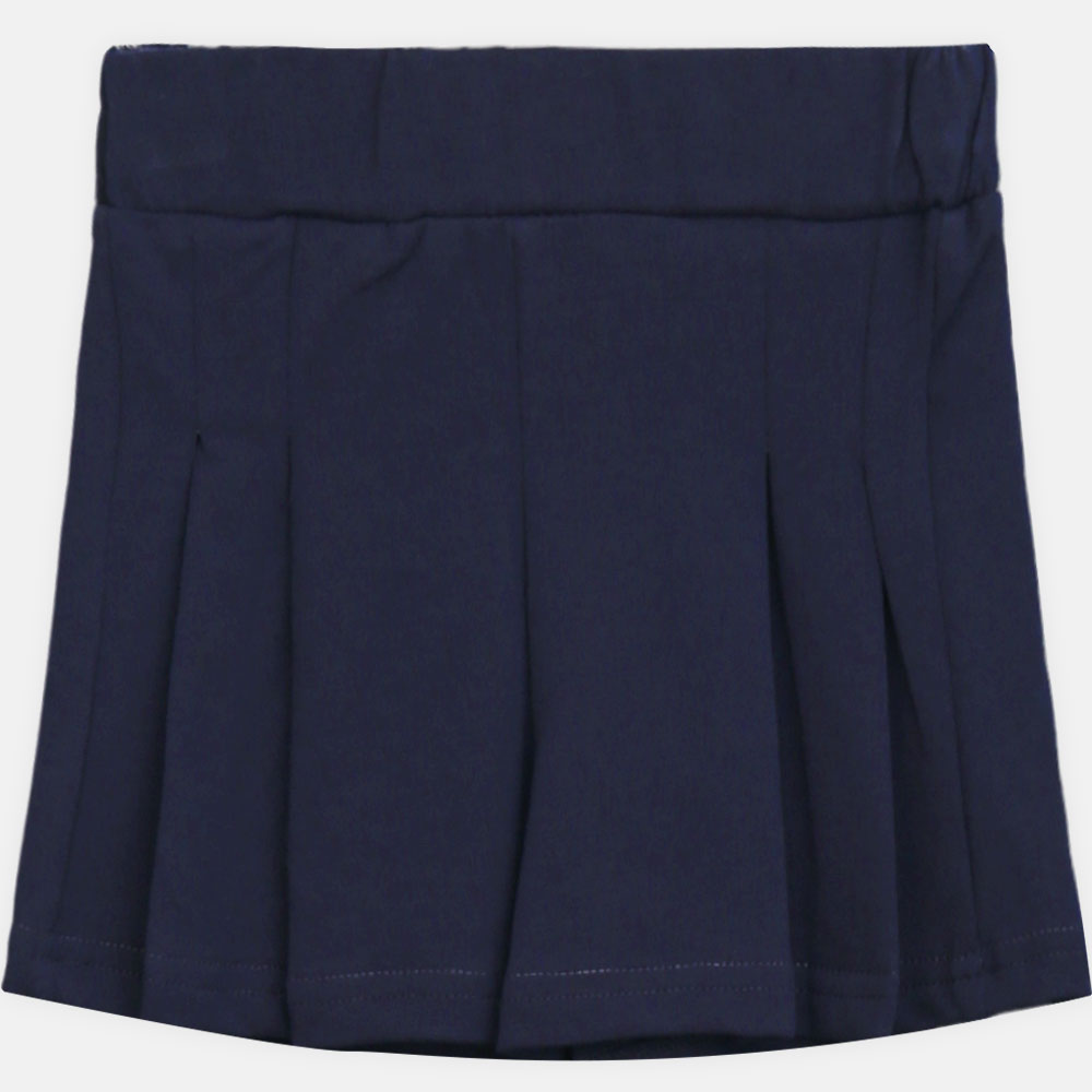 Girls Navy Timeless Pleated Skort Short
