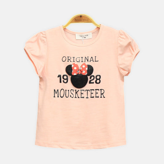 Peach Mousketeer Tee