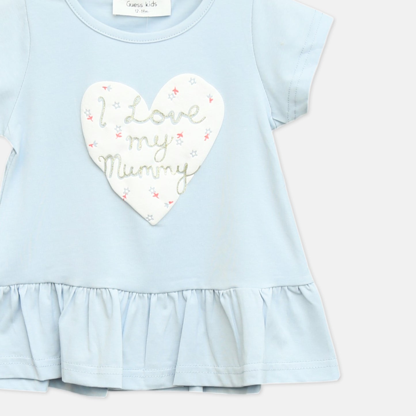 Blue Ruffle Mummy Tee