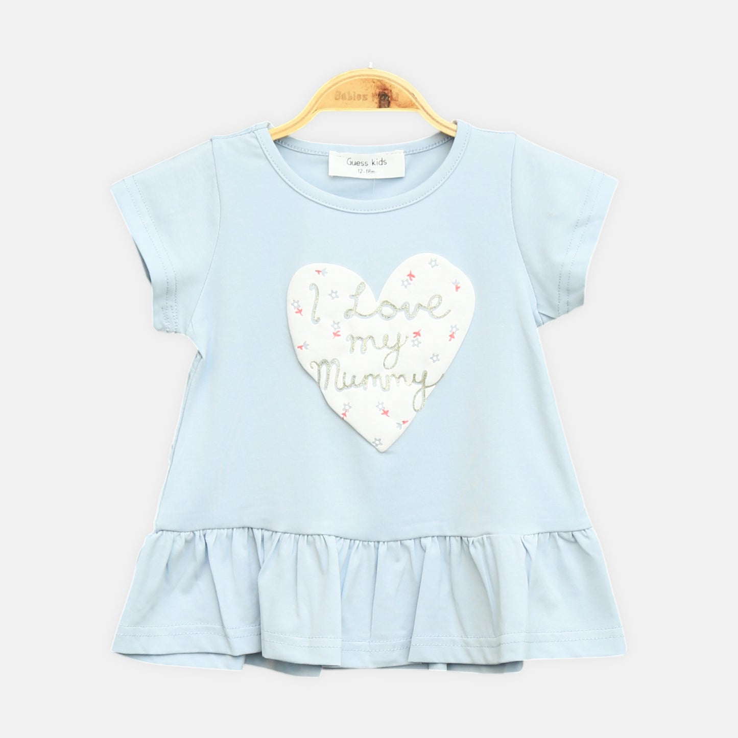 Blue Ruffle Mummy Tee