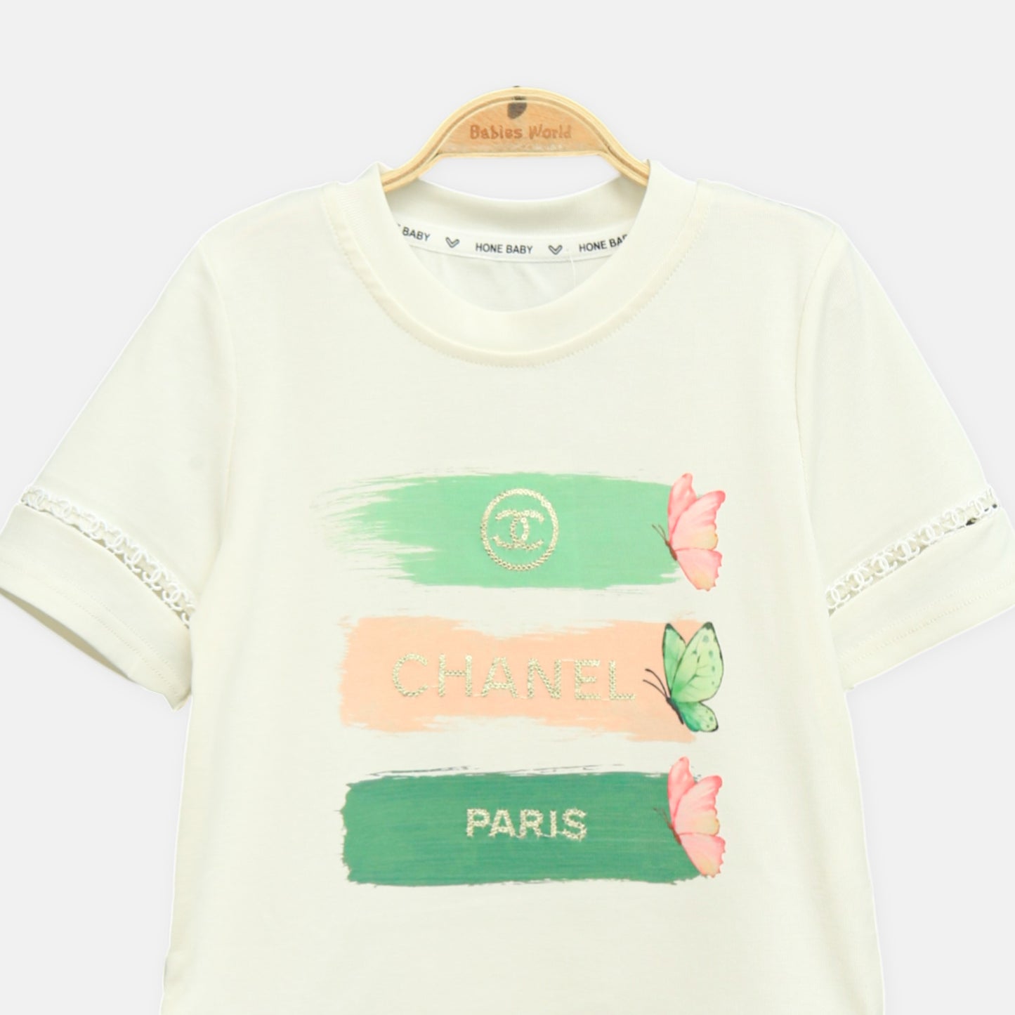 Ivory Chanel Inspired Tee
