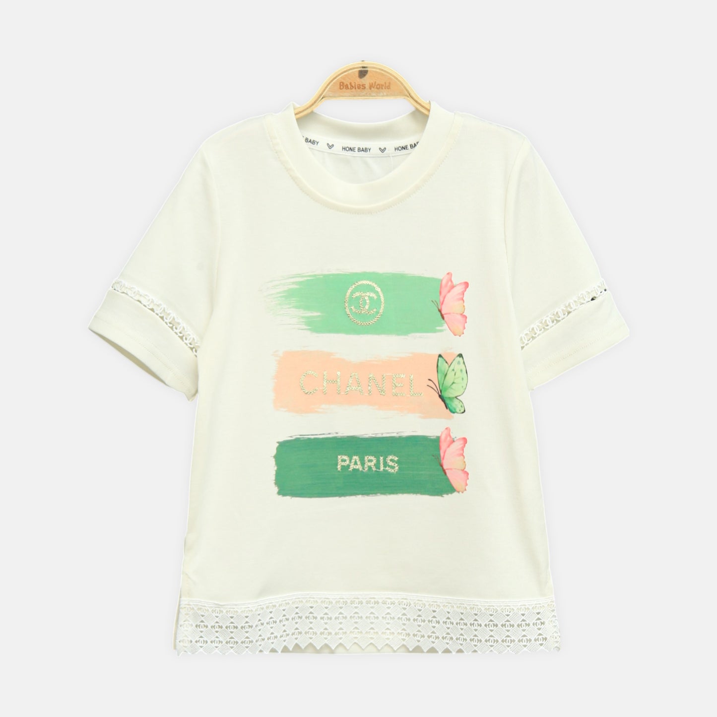 Ivory Chanel Inspired Tee