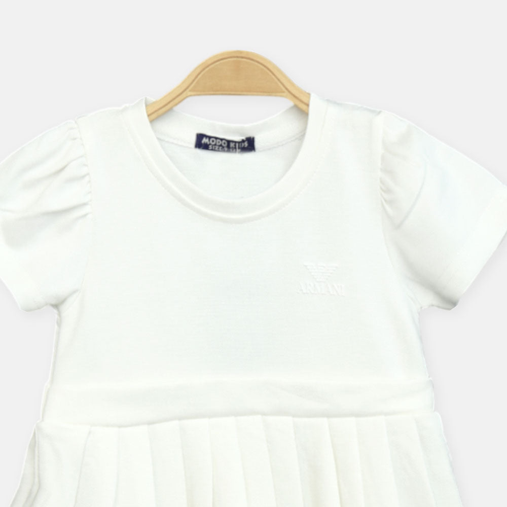 Girl Armani White Top