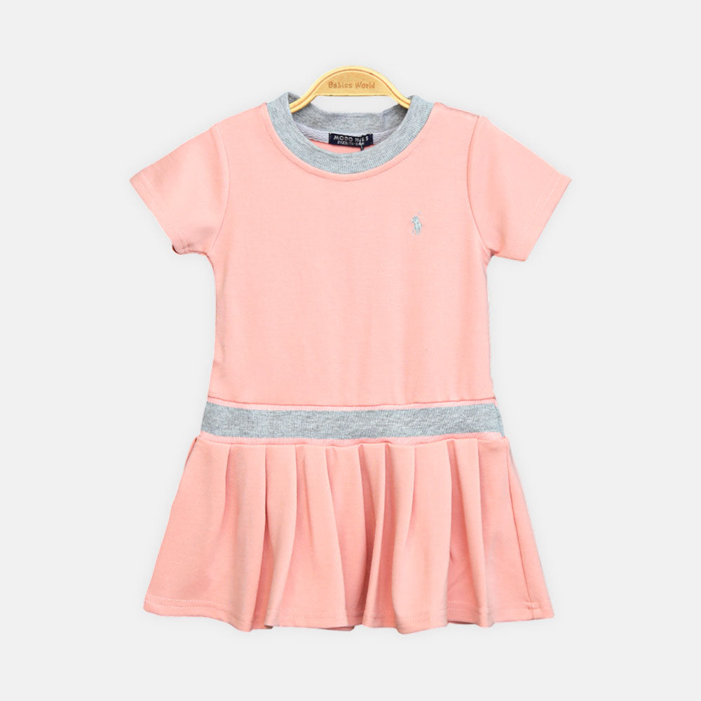 Girl Polo Pink Top