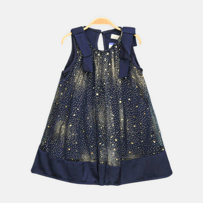 Navy Starry Night Party Top