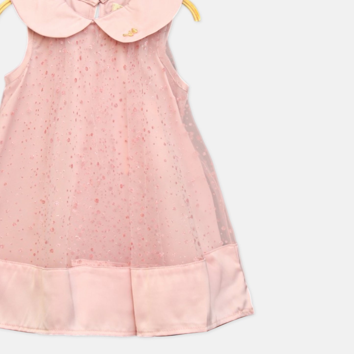 Shimmery Pink Polka Dot Top