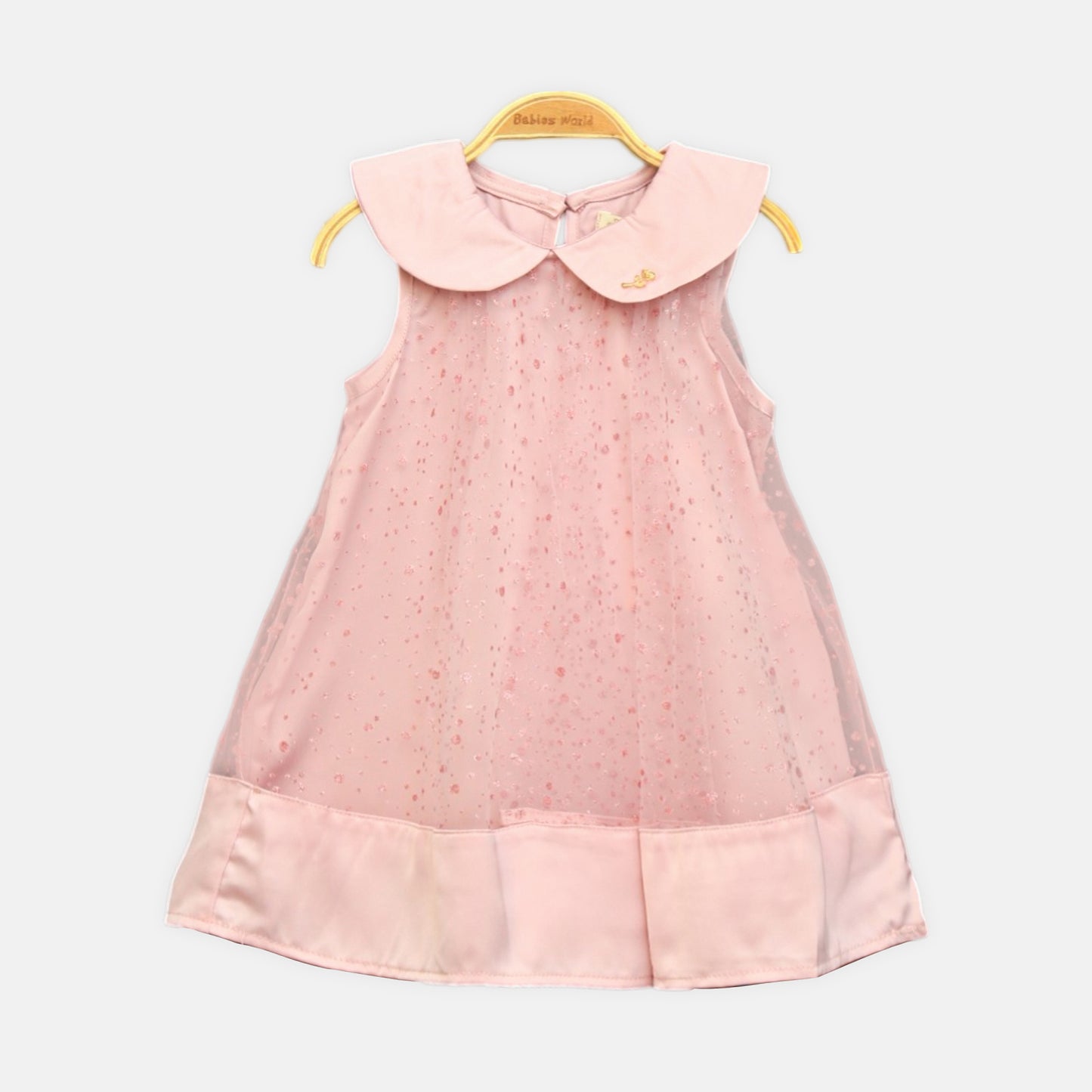 Shimmery Pink Polka Dot Top