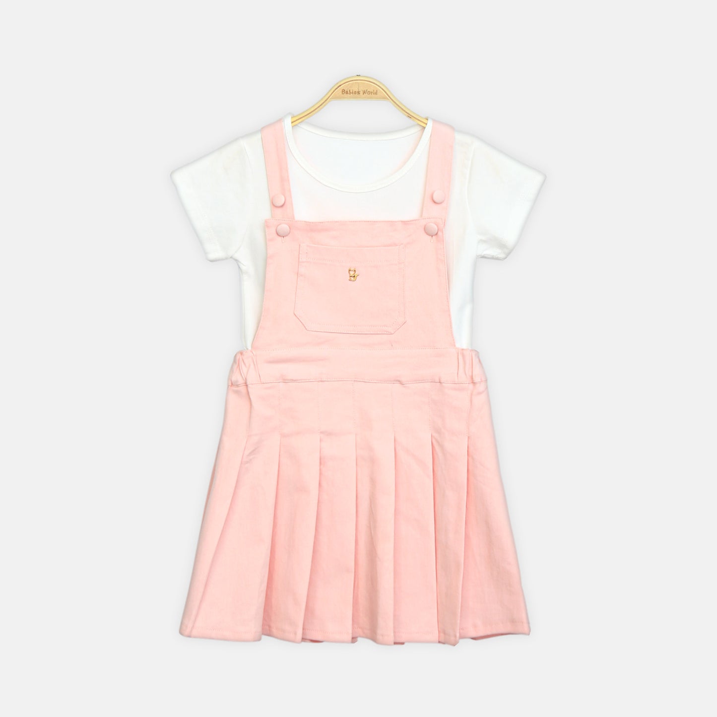 Pink Pinafore Set