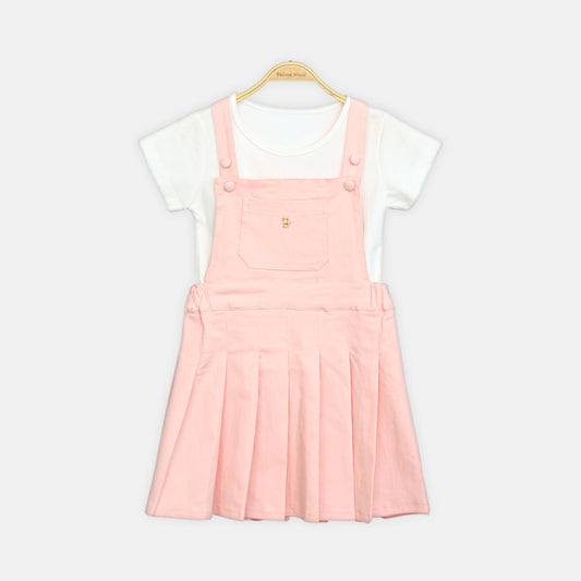 Pink Pinafore Set