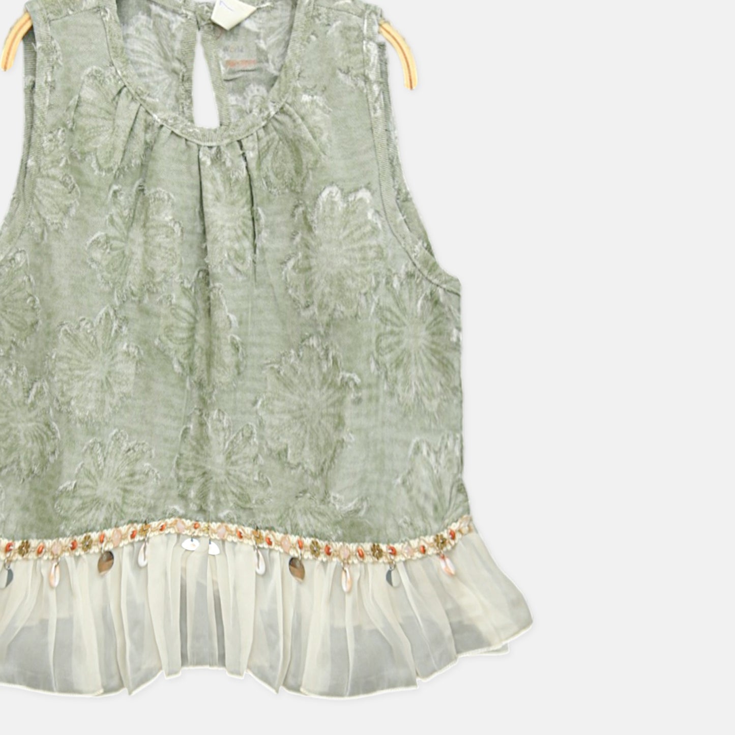 Sage Green Party Top