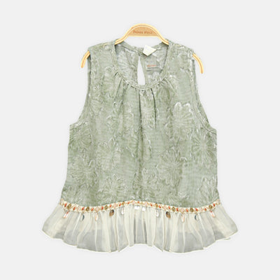 Sage Green Party Top