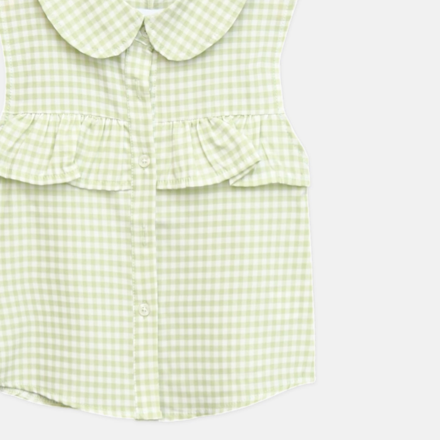 Embroidered Peplum Top