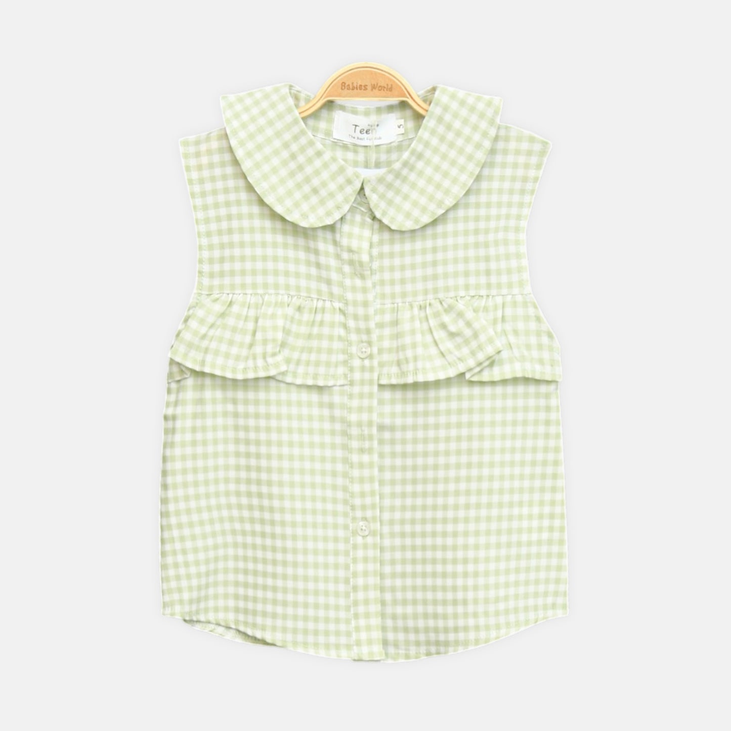 Embroidered Peplum Top