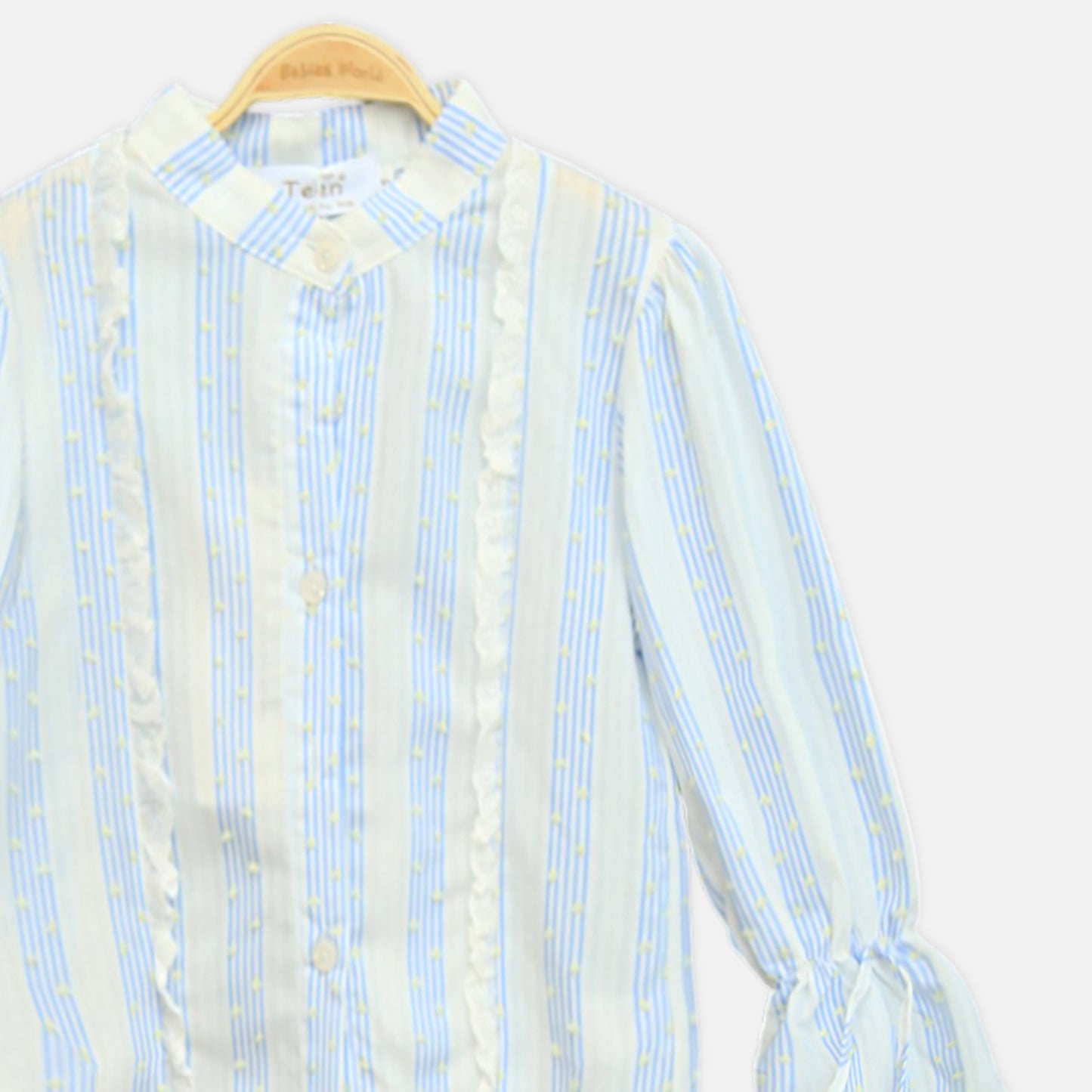 Blue Striped Vintage Top