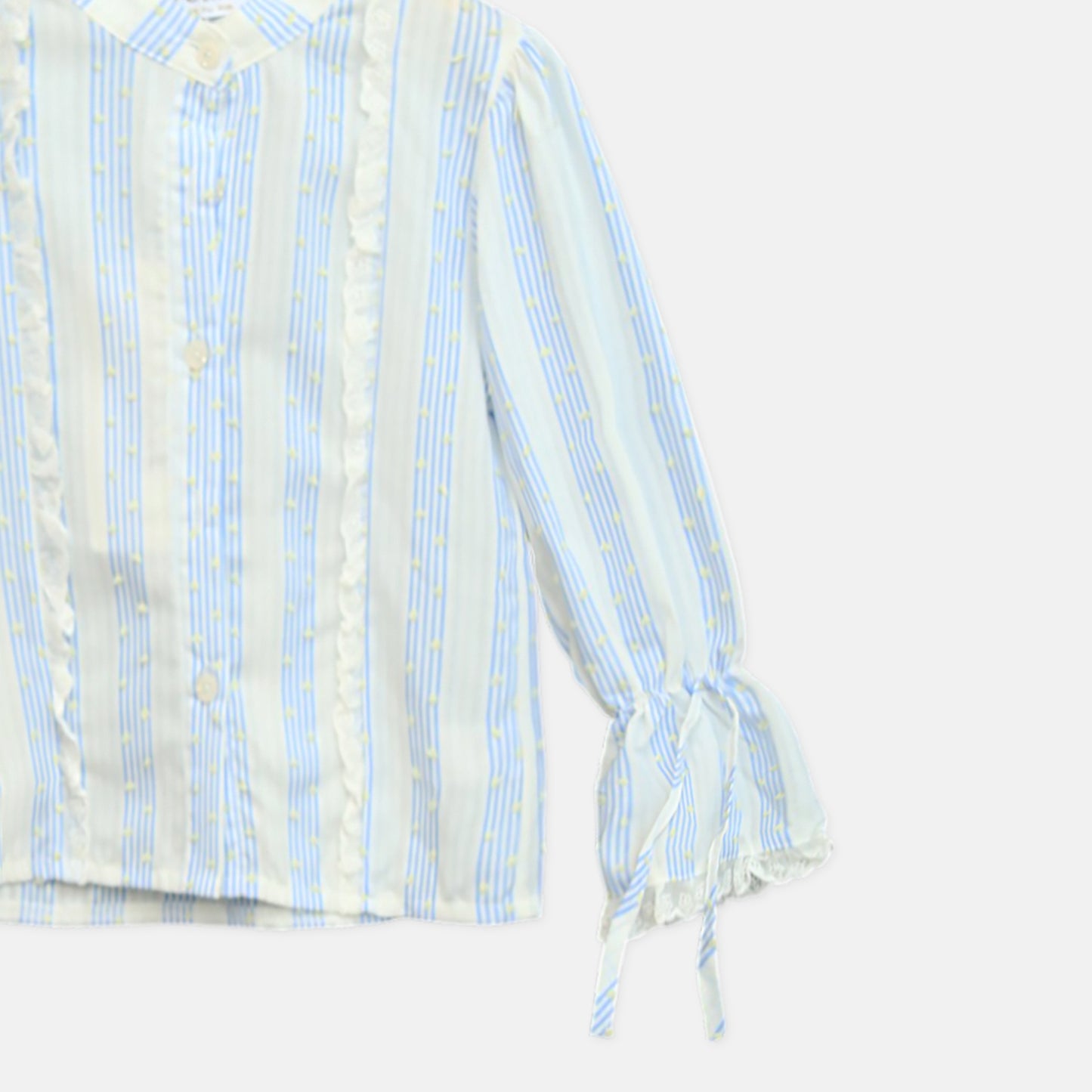 Blue Striped Vintage Top