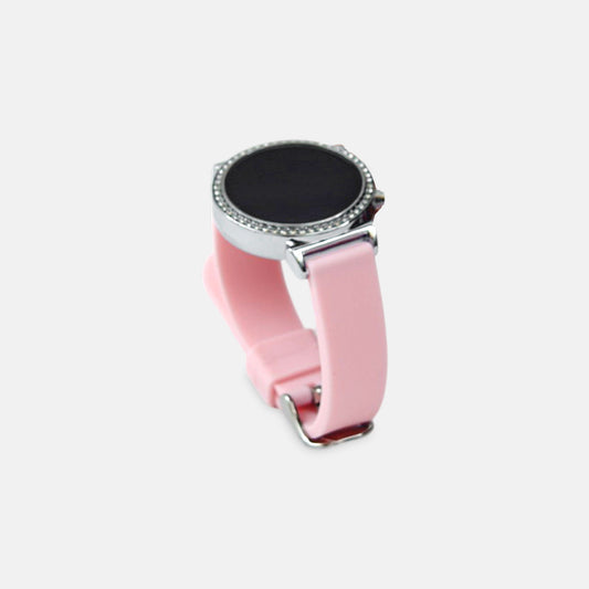 Crystal Digital Watch Pink