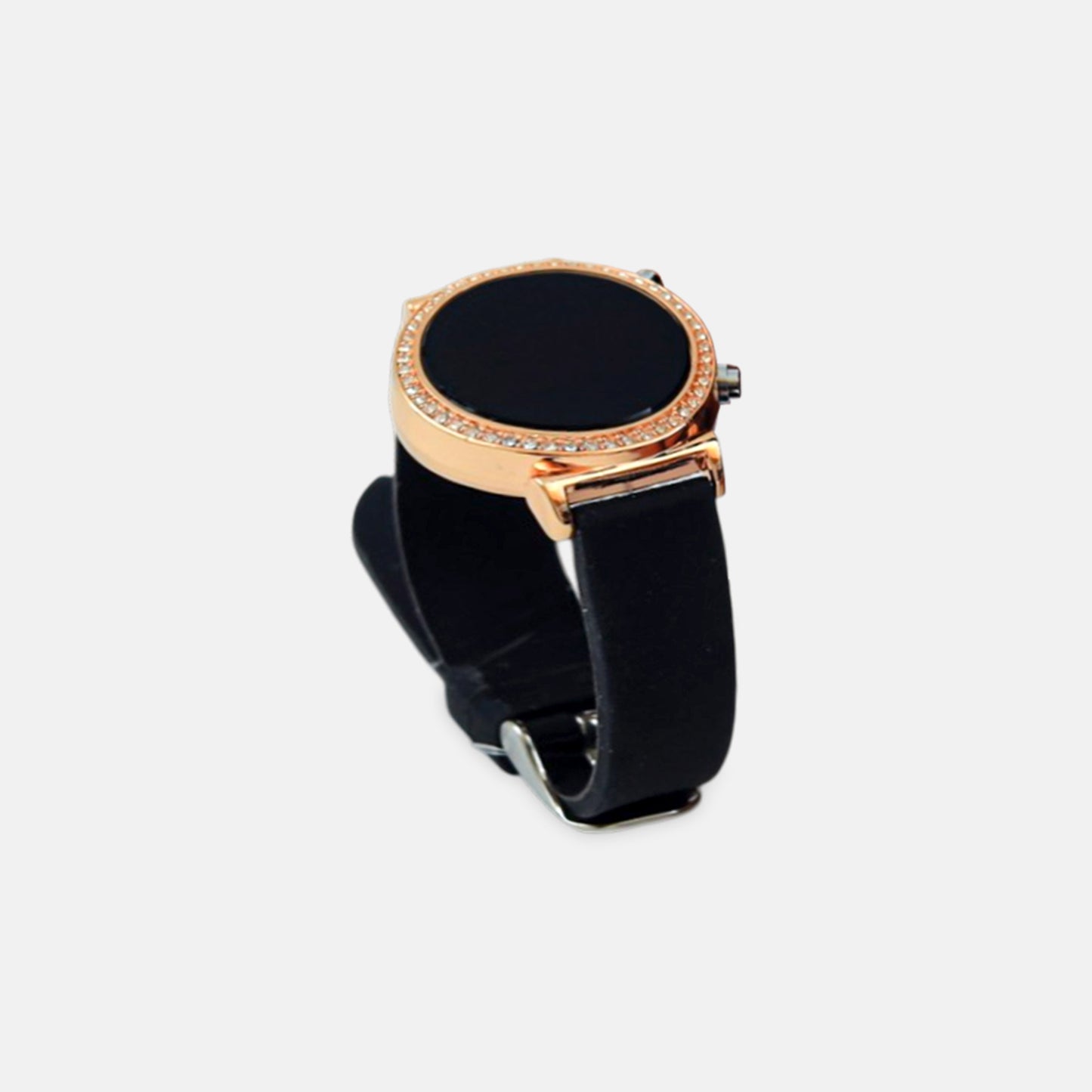 Black Crystal Digital Watch