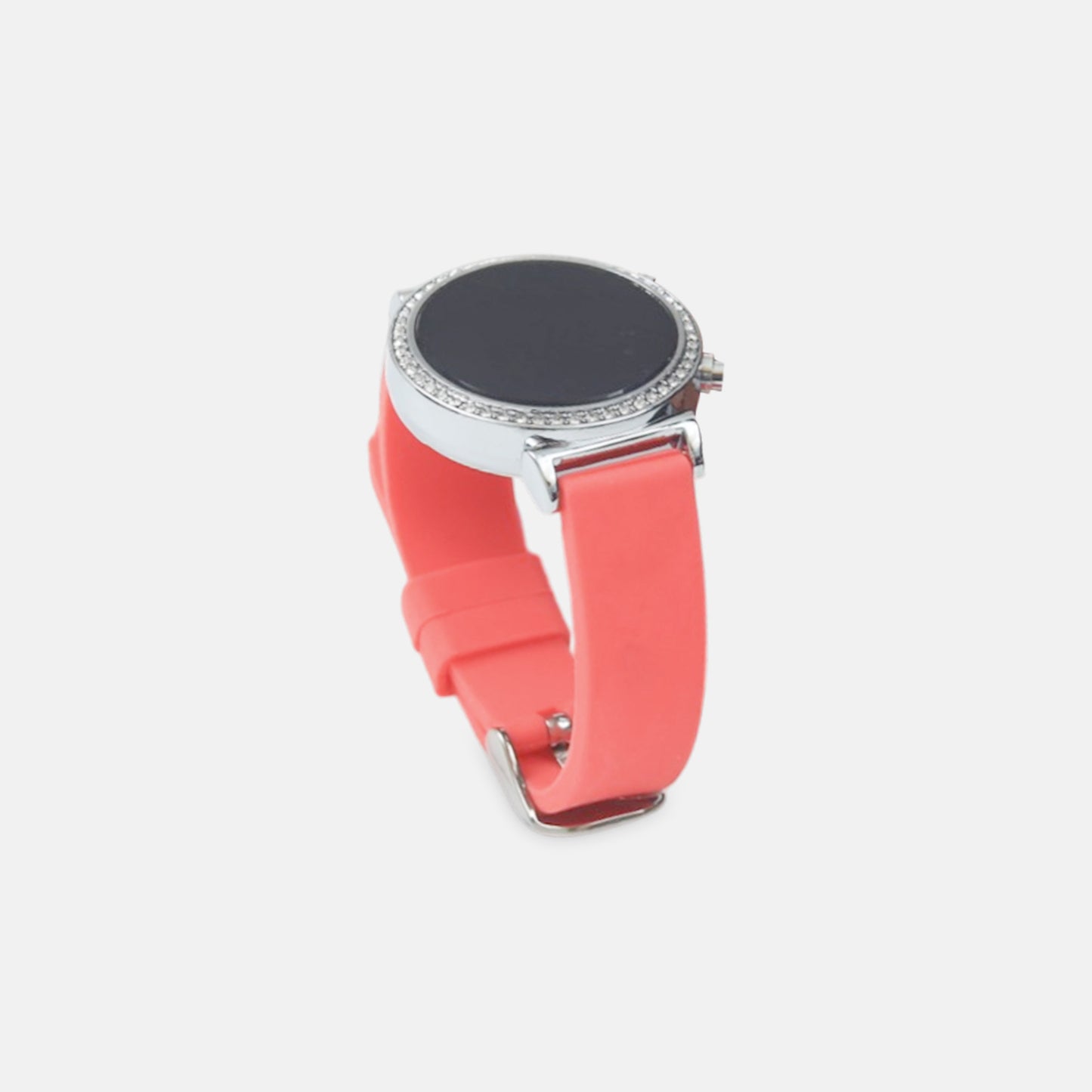 Red Crystal Digital Watch