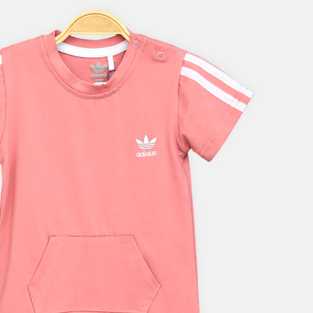 Pink Adidas Girl Romper