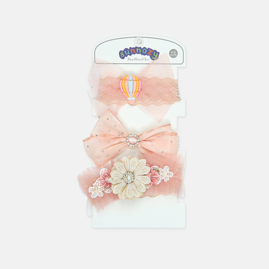 Pink Whimsy Headband Trio