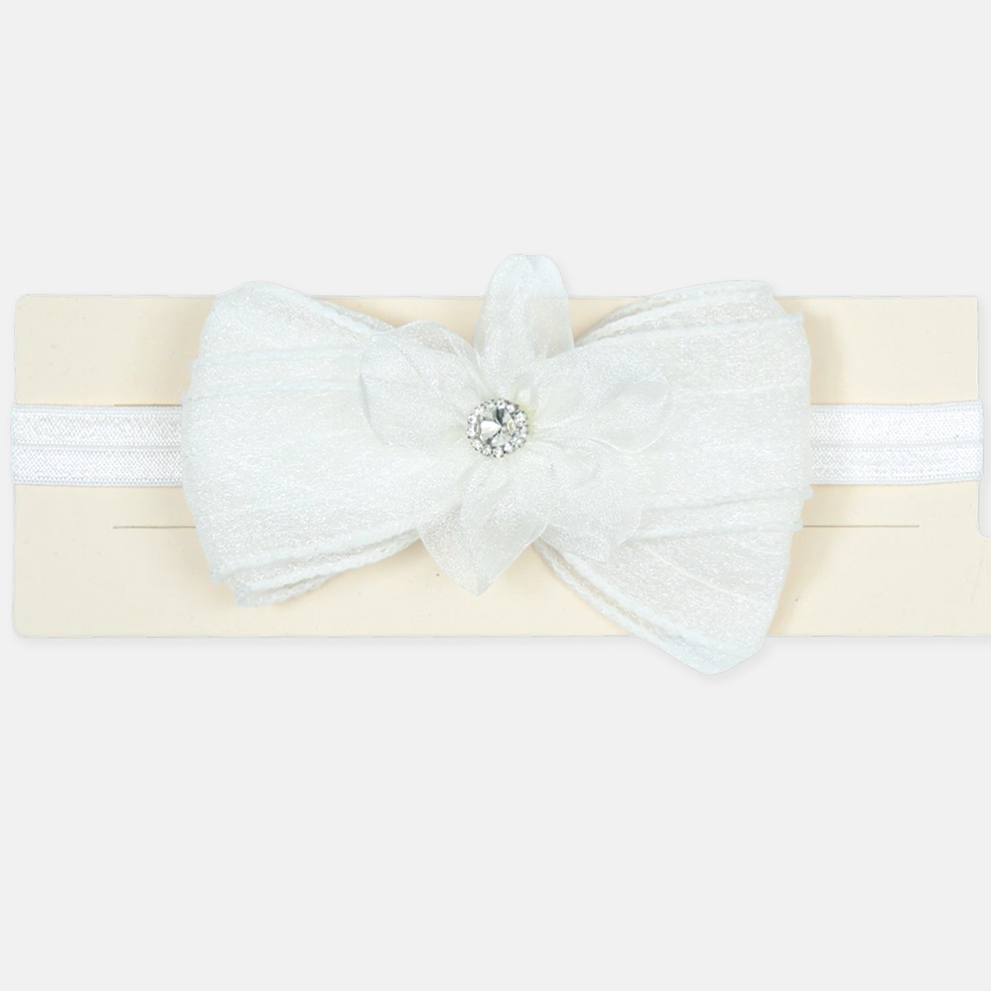 Snowflake Jewel Bow Headband