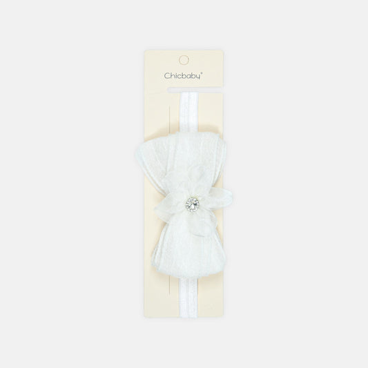 Snowflake Jewel Bow Headband