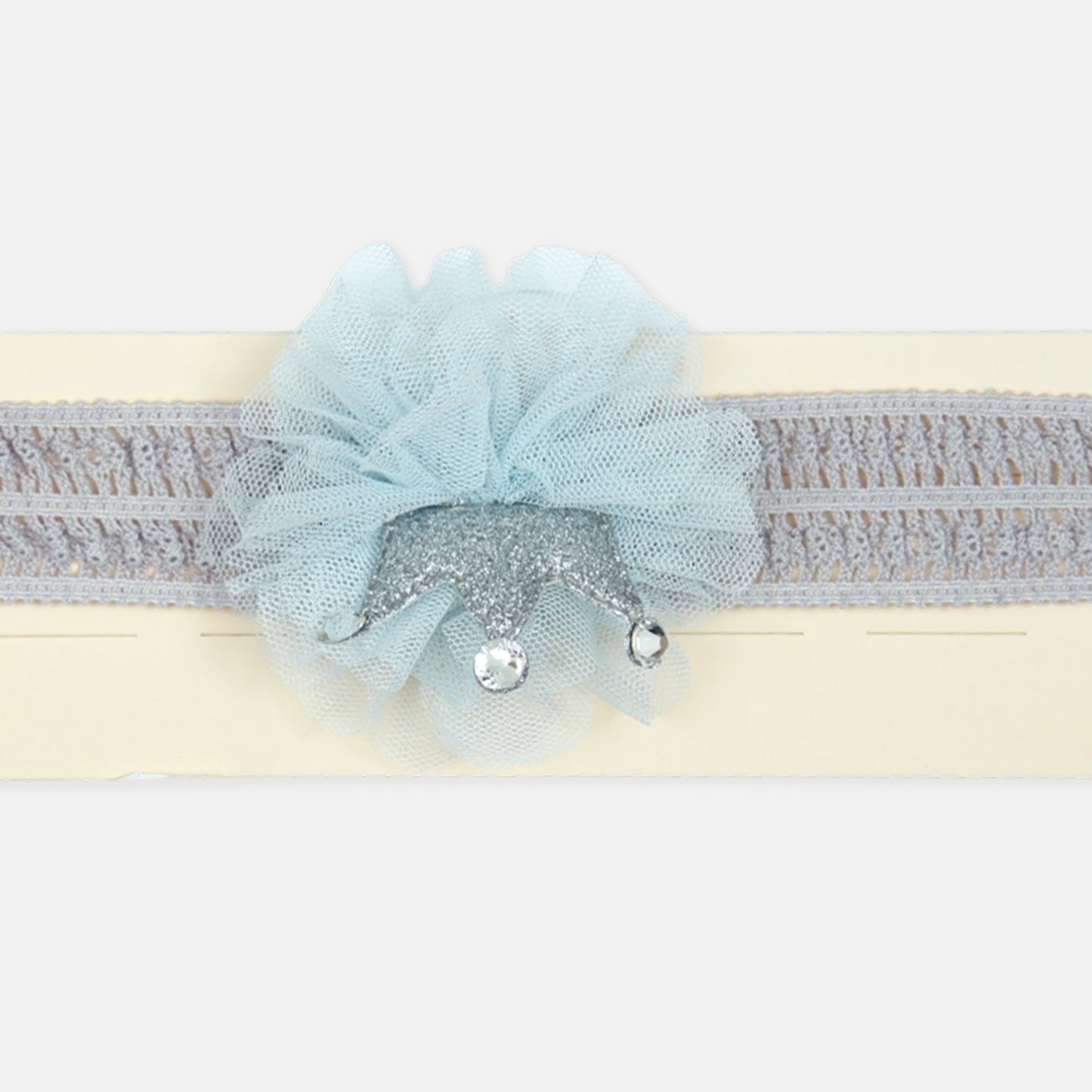 Powder Blue Chiffon Headband