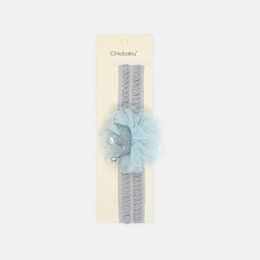 Powder Blue Chiffon Headband