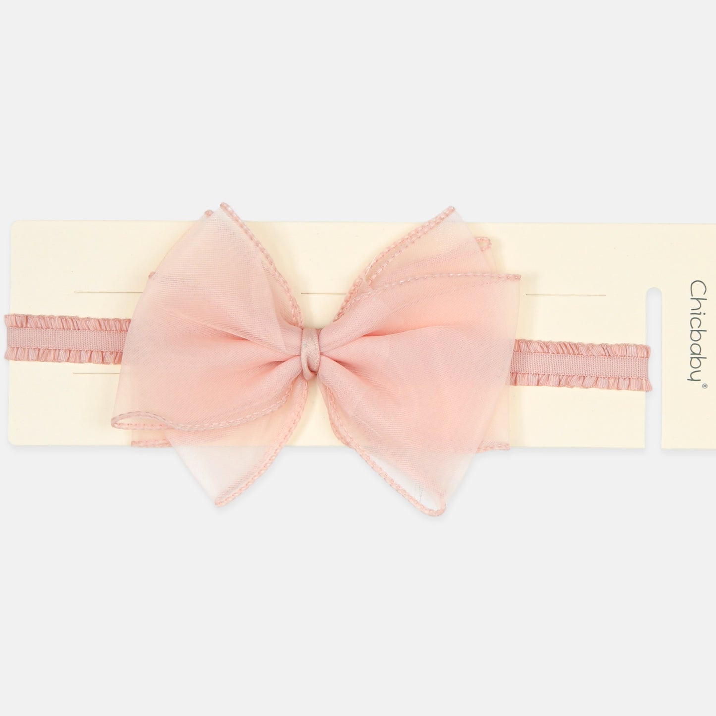 Soft Pink Chiffon Headband