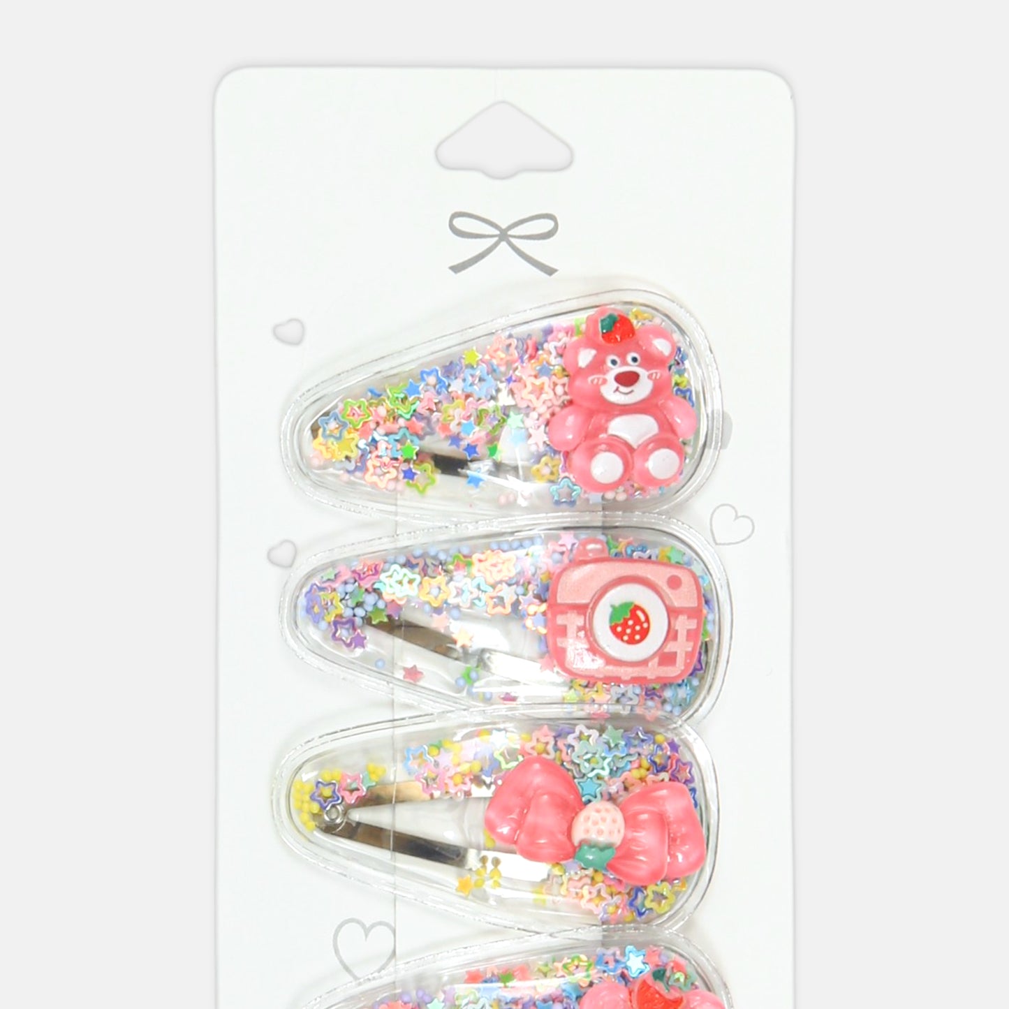 Pink Shaker Clip Set