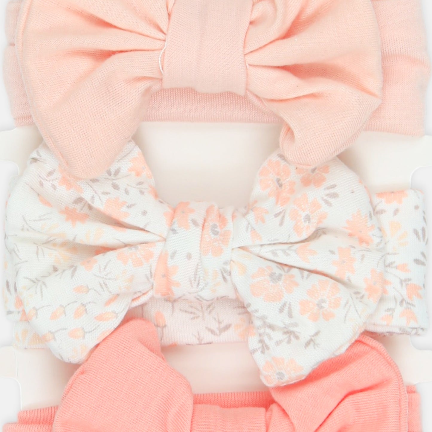 Pink Bow Headband Trio