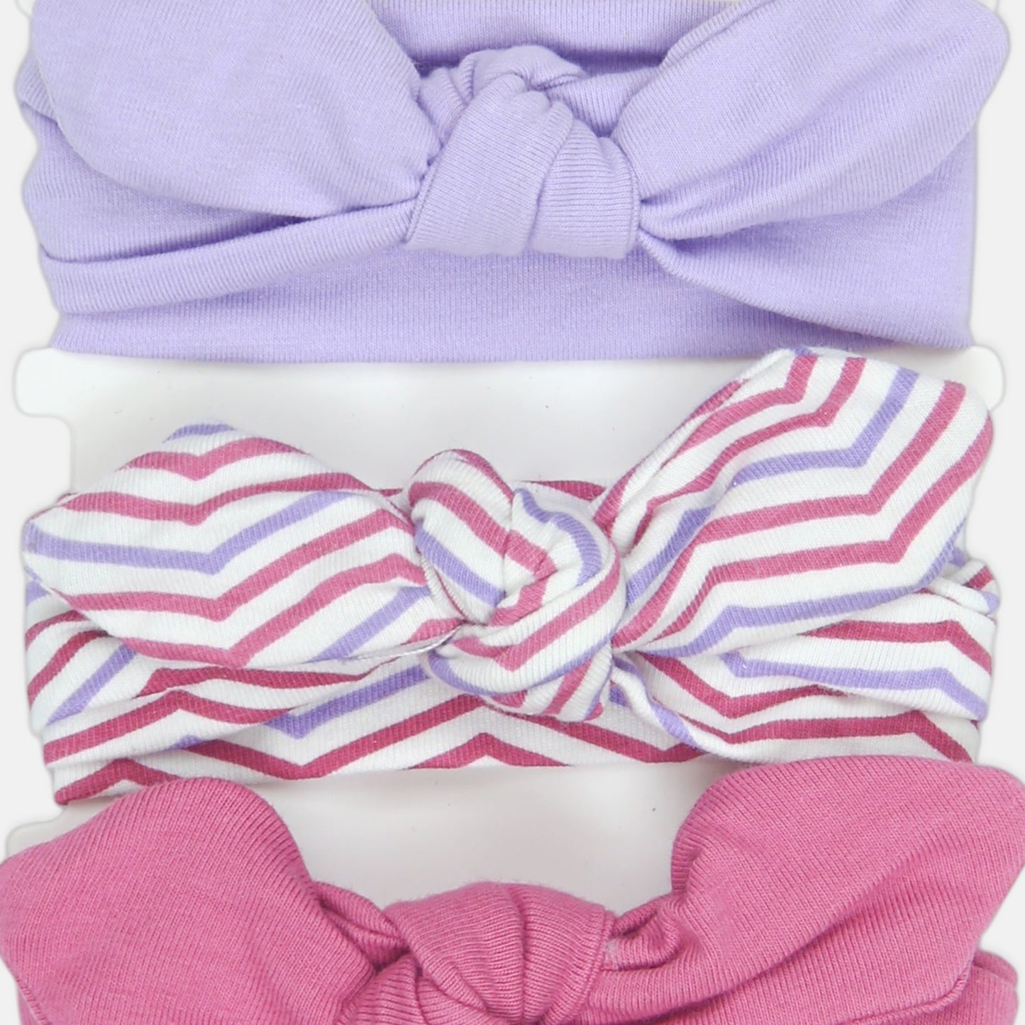 Purple & Stripe Knot Trio
