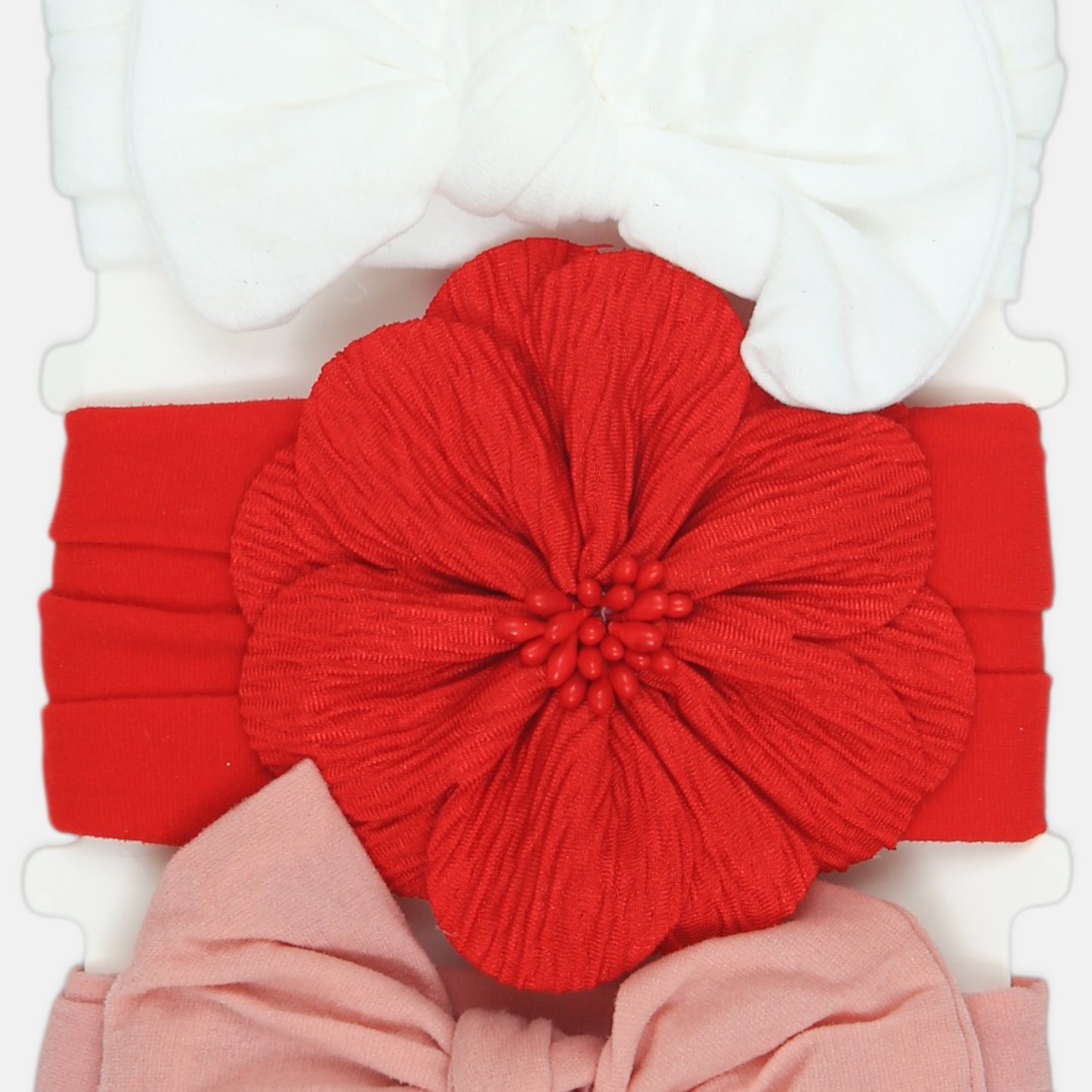 Bold Red & Neutral Trio