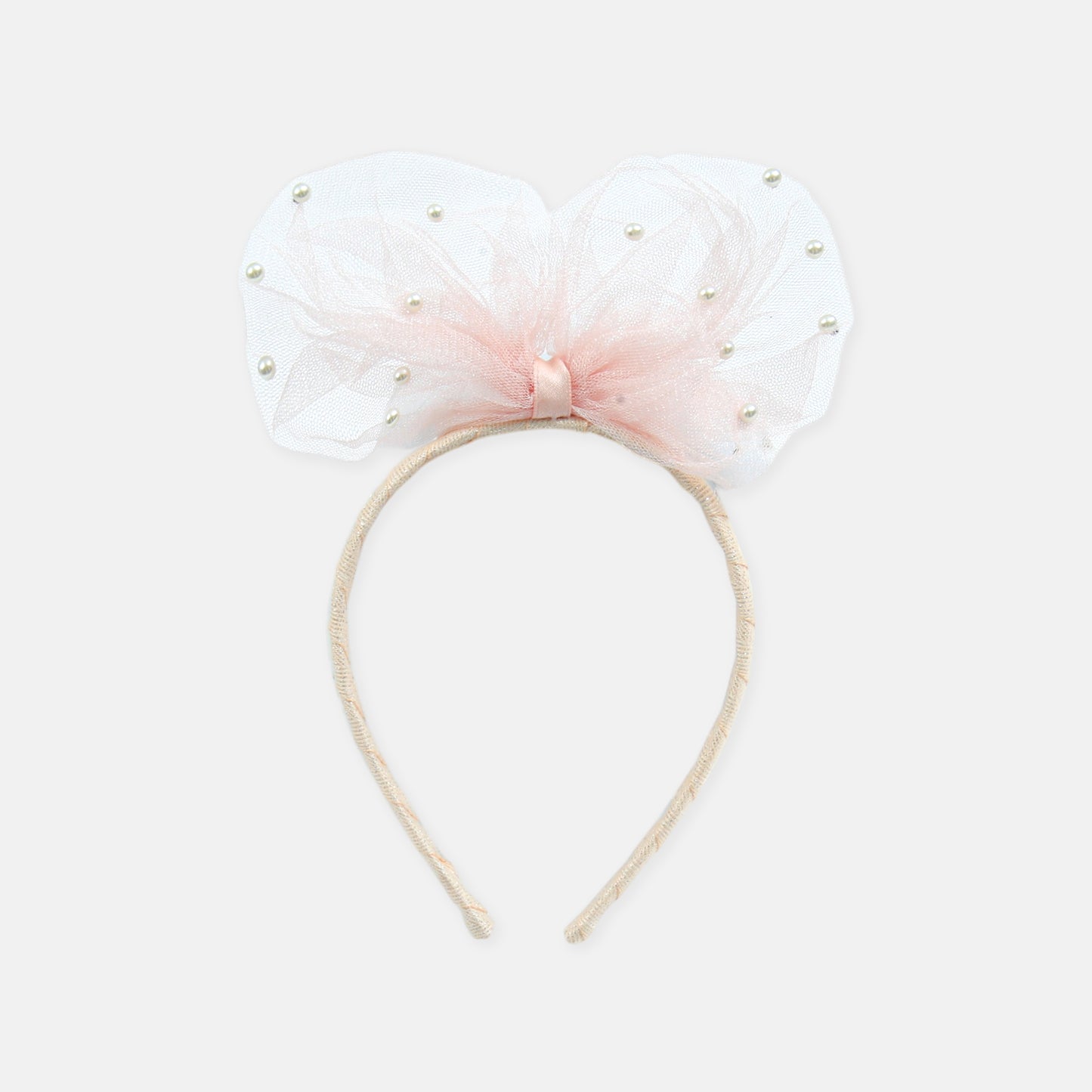 Pink Crystal Tulle Fascinator